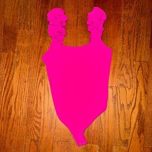Express fuchsia pink bodysuit